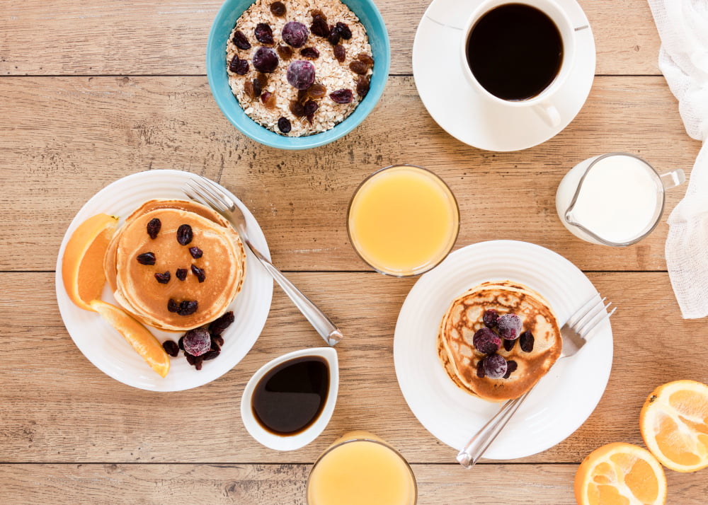 Dicas para uma alimentação saudável em festas e eventos 2 cafe da manha